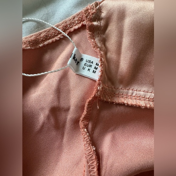 Cantonwalker | Satin High Slit Wedding Guest Formal Maxi Dress | Sz M - Picture 11 of 11